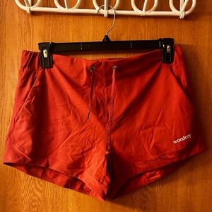 Orange Wondery shorts